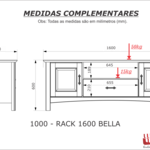 MPO Móveis - Rack 1600