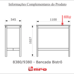 MPO Móveis - Bancada Bistrô