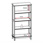 MPO Móveis - Cristaleira 02 Portas